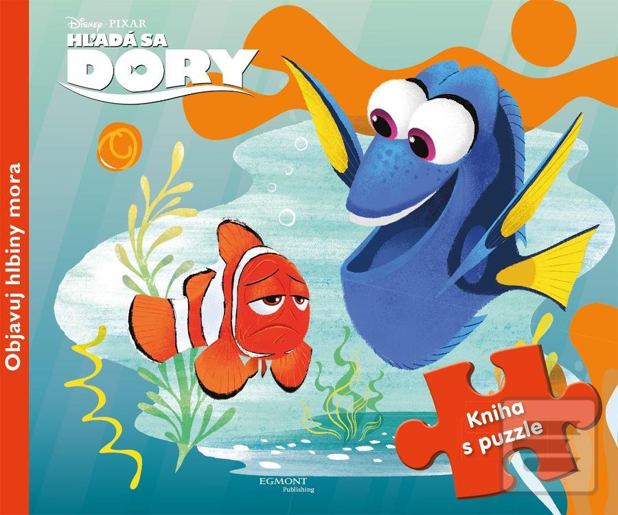 Obrázok Hľadá sa Dory - Kniha s puzzle (nemá autora)