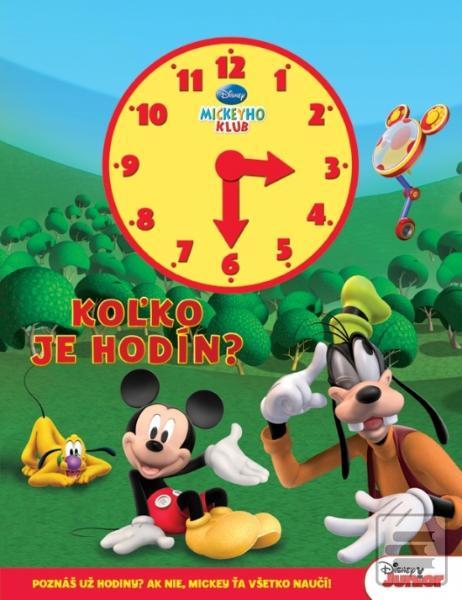 Obrázok Mickeyho klub - Koľko je hodín?-kniha s hodinami (Walt Disney)