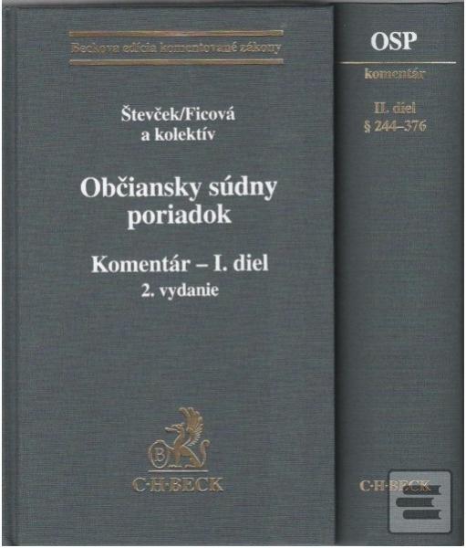 Obrázok Občiansky súdny poriadok. Komentár.