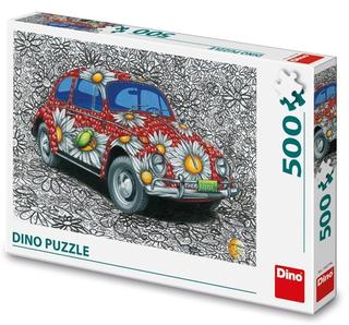Puzzle: Puzzle 500 VW Brouk malovaný