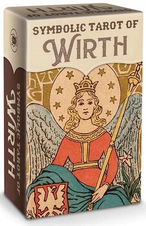 Kniha: Symbolic Tarot of Wirth - Mini Tarot - 78 Gold Print Tarot Cards with Instructions - Oswald Wirth