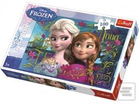 Obrázok Puzzle pro děti TREFL 100 dílků - Ledové království: Anna a Elsa