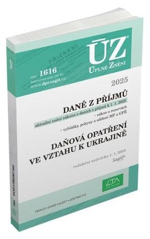 Kniha: ÚZ 1616 Daně z příjmů, 2025 - 1. vydanie