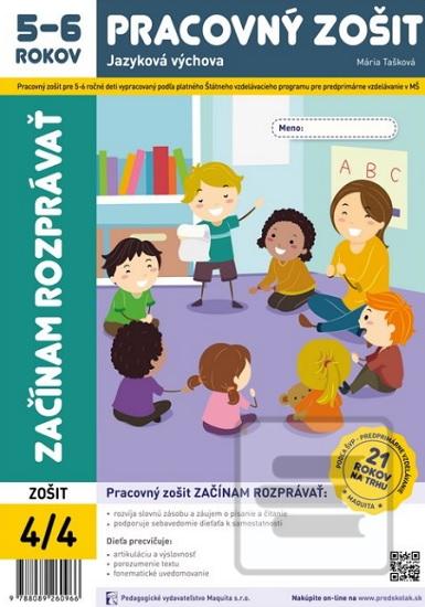 Obrázok Začínam rozprávať - Pracovný zošit 5-6 rokov