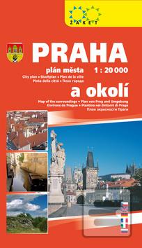 Obrázok Praha a okolí 1:20T/1:190T