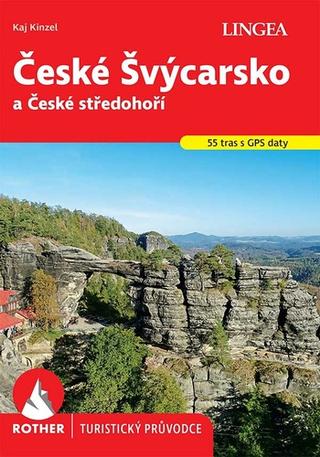 Knižná mapa: České Švýcarsko - a České středohoří - Kaj Kinzel