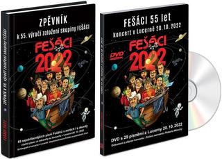 Kniha: Fešáci 55 let - Zpěvník + DVD - 1. vydanie