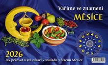 Kalendár stolný: Vaříme ve znamení měsíce 2026 - stolní kalendář