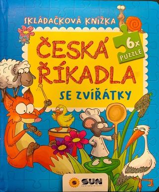 Kniha: Česká říkadla se Zvířátky - Skládačková knížka