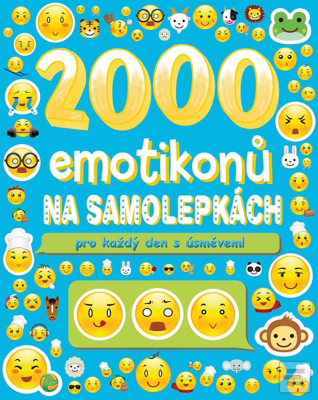 Obrázok 2000 emotikonů na samolepkách pro každý den s úsměvem