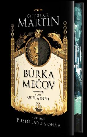 Kniha: Búrka mečov 1: Oceľ a sneh (špeciálne vydanie) - 3.diel série Pieseň ľadu a ohňa - 1. vydanie - George R. R. Martin